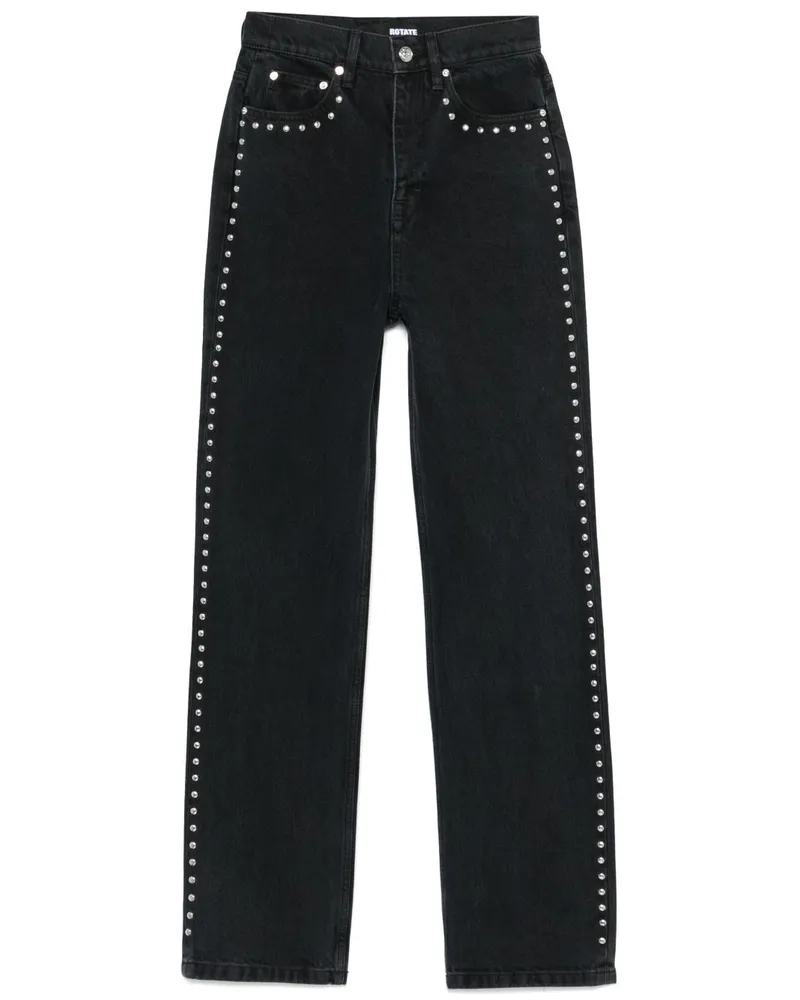 ROTATE Birger Christensen Jeans mit hohem Bund - Grau Grau
