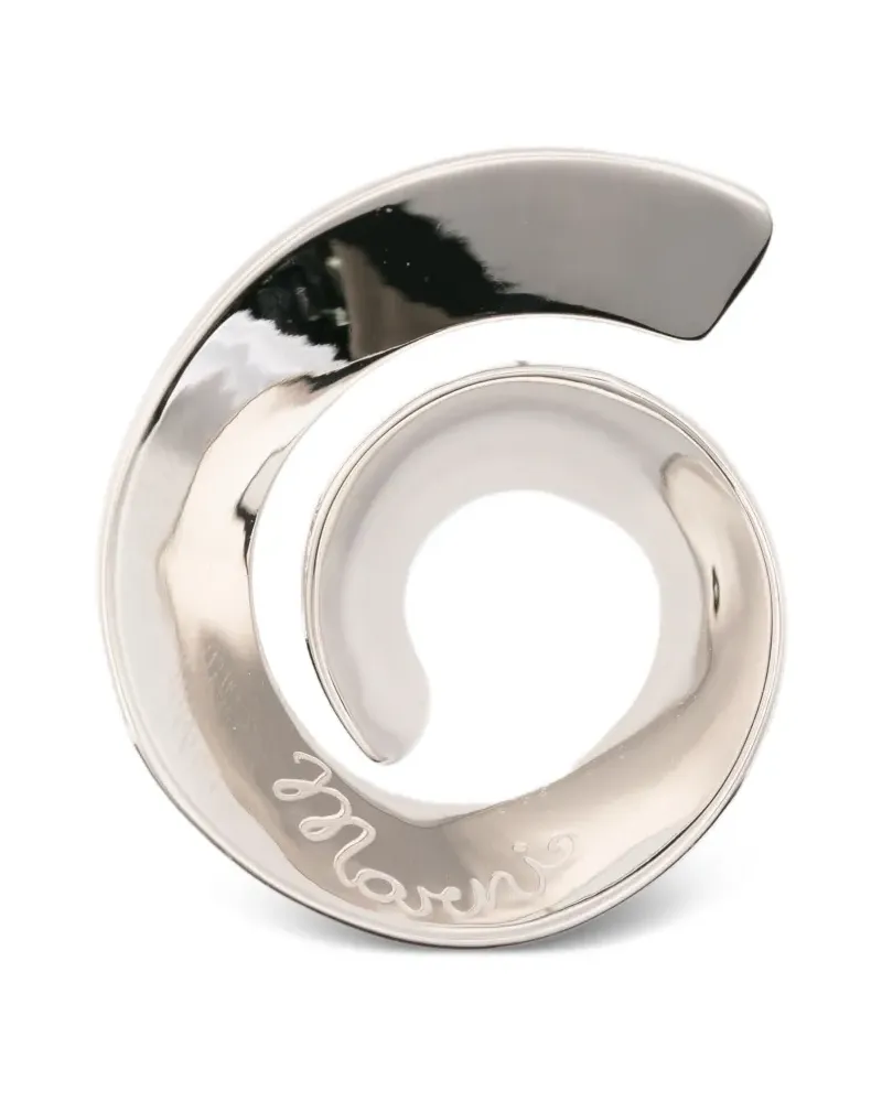 Marni spiral earrings - Silber Silber