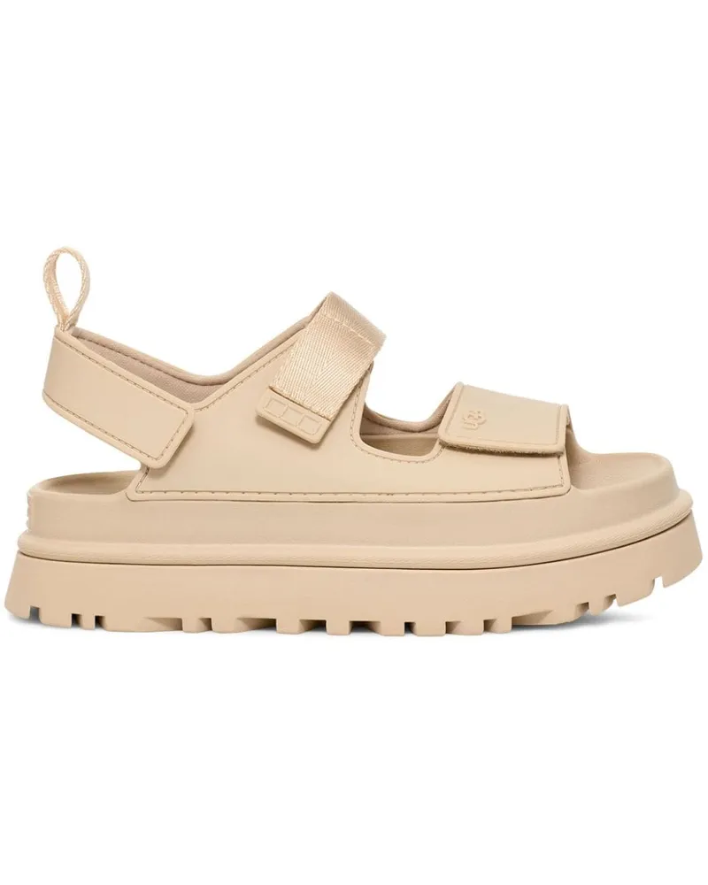 UGG Golden Glow Flatform-Sandalen - Nude Nude