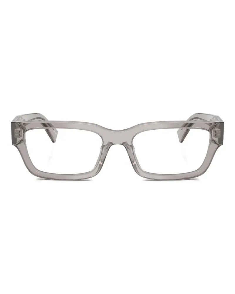 Prada Brille mit eckigem Gestell - Grau Grau
