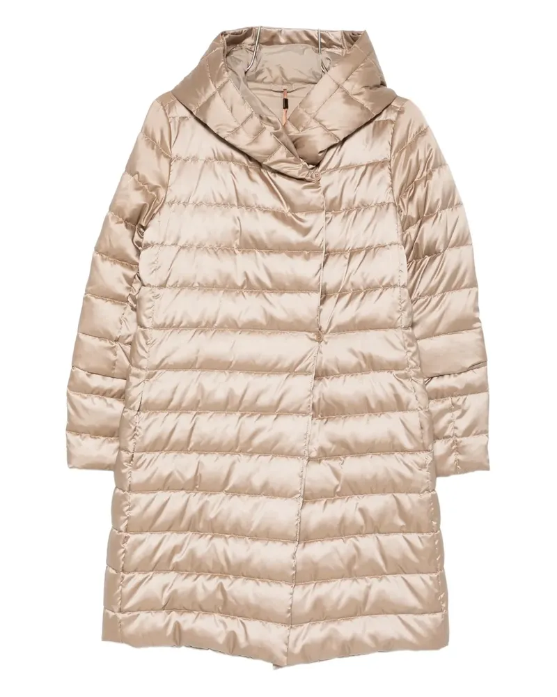 Max Mara padded long coat - Nude Nude