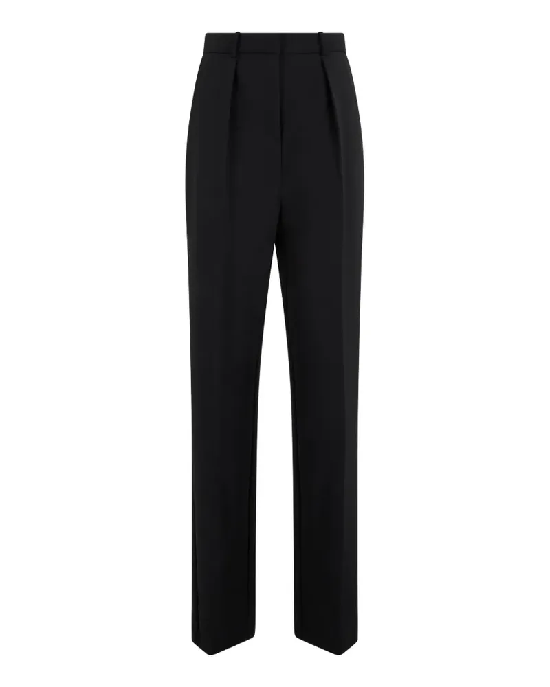 Elisabetta Franchi Plissierte Hose mit Klappentaschen - Schwarz Schwarz