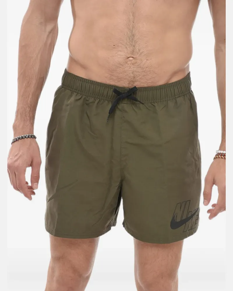 Nike Badeshorts mit Kordelzug - Braun Braun
