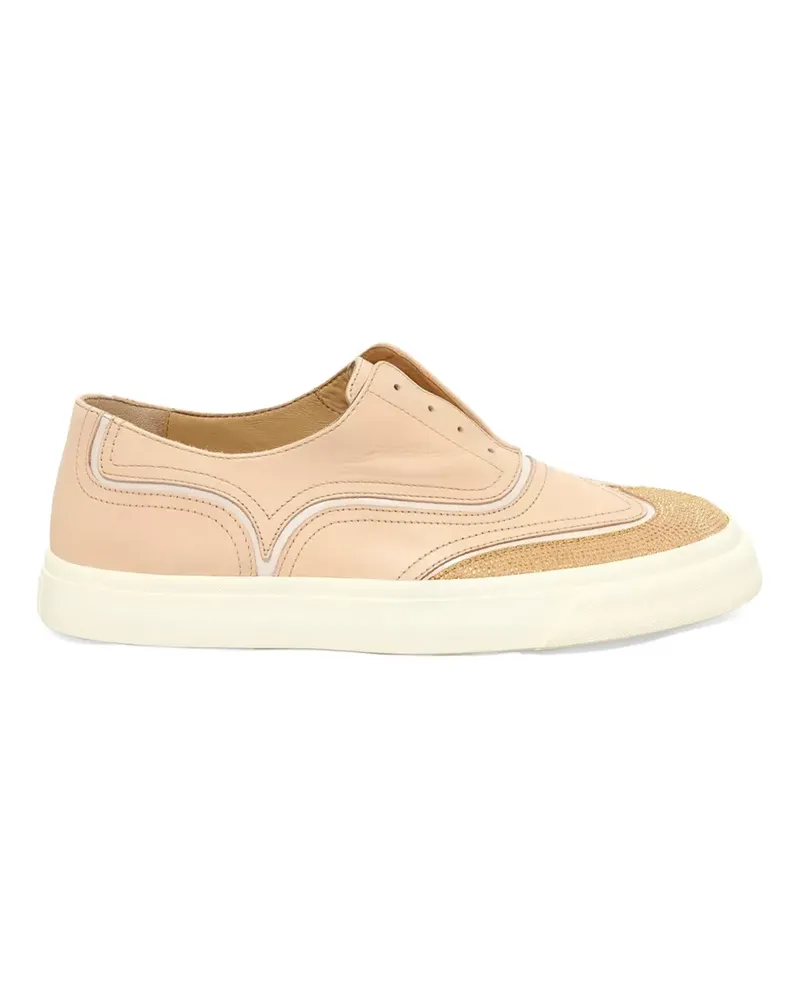 Giuseppe Zanotti Sneakers mit Kristallen - Nude Nude
