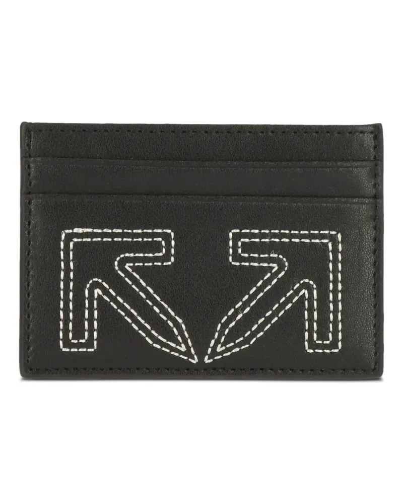 OFF-WHITE Arrows-motif card holder - Schwarz Schwarz