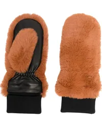 Moose Knuckles Fäustlinge aus Faux Fur Braun