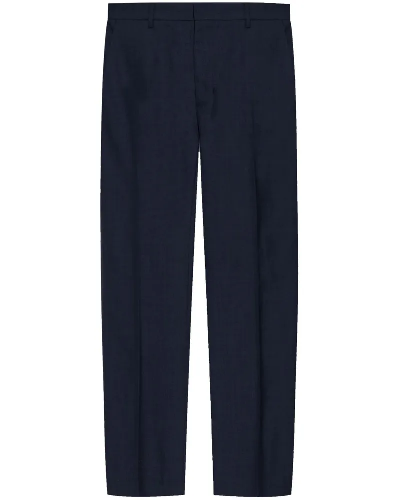 AMI Paris Tapered-Hose mit Bügelfalten - Blau Blau