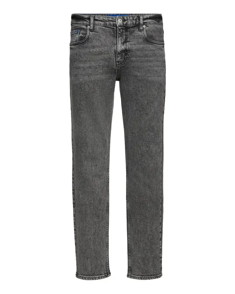 Karl Lagerfeld Ausgeblichene Slim-Fit-Jeans - Grau Grau