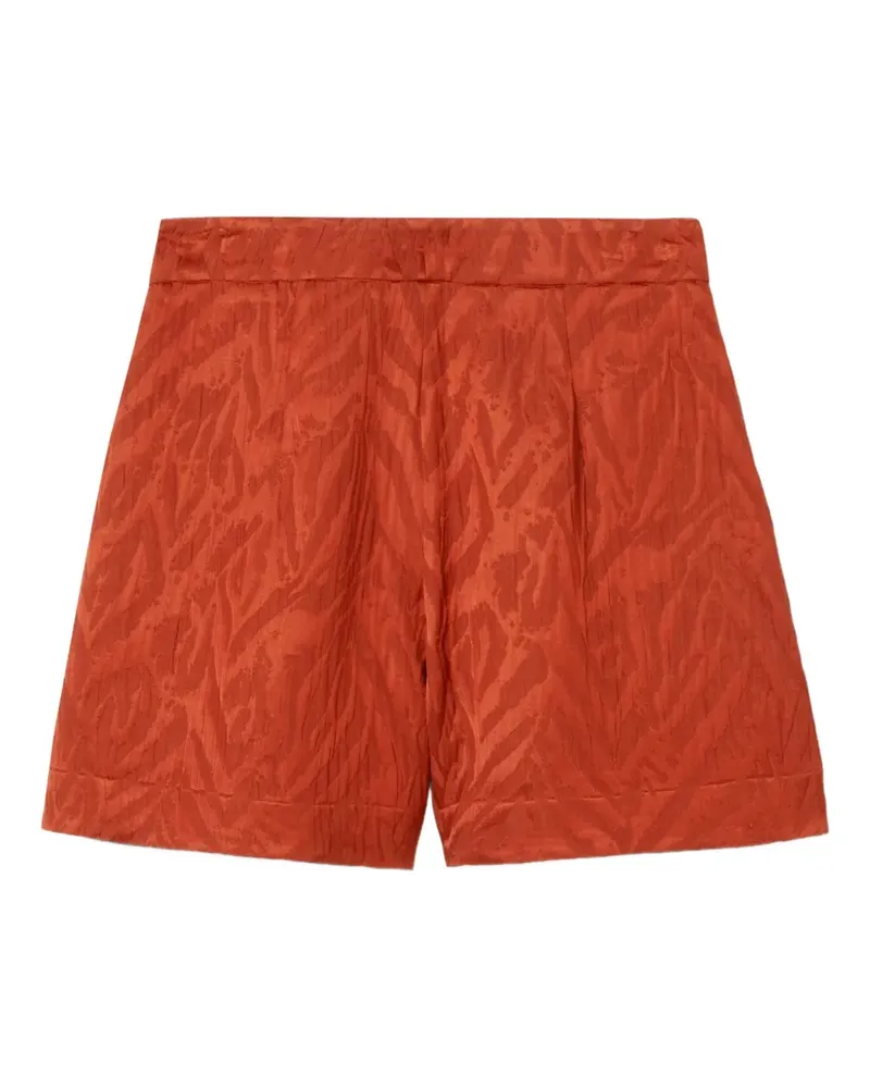 La DoubleJ Shorts mit Animal-Print - Rot Rot