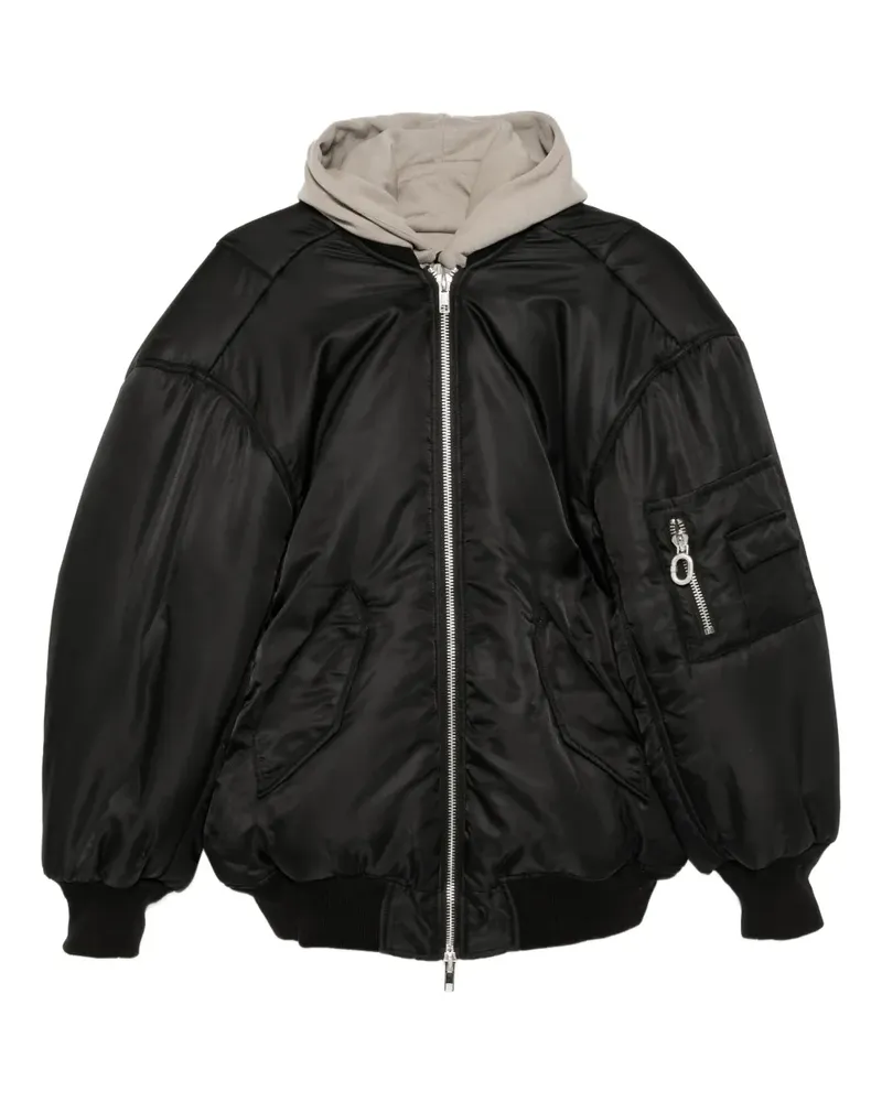 Ground Zero Jacke im Layering-Look - Schwarz Schwarz
