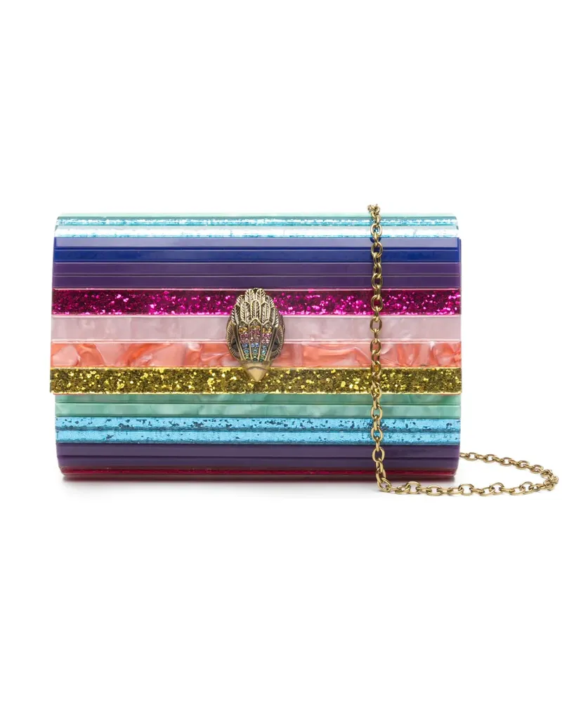 Kurt Geiger Party Eagle clutch bag - Blau Blau