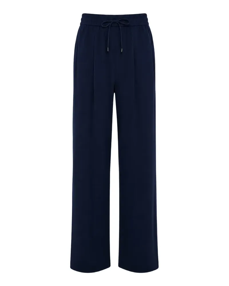Max Mara Mxmdancing Bundfaltenhose mit Kordelzug - Blau Blau