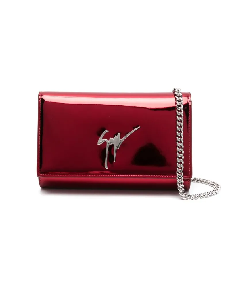 Giuseppe Zanotti Mini Cleopatra Clutch Rot