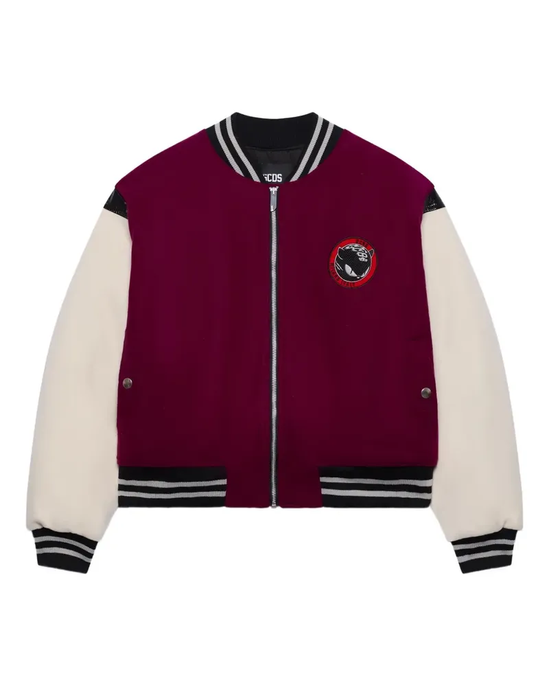 GCDS Bomberjacke mit Patch - Rot Rot