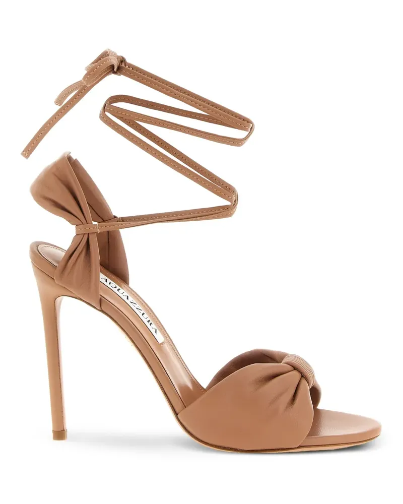 Aquazzura Carina tie-fastening sandals - Rosa Rosa