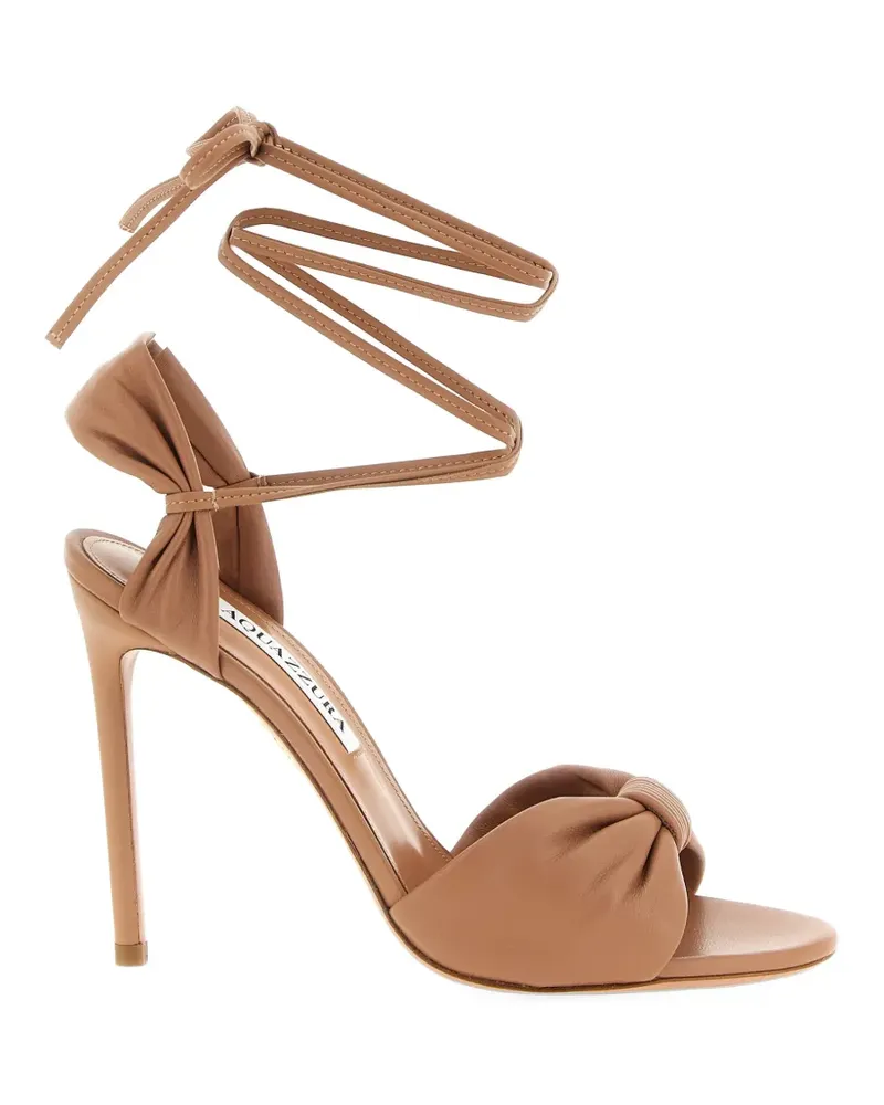 Aquazzura Carina tie-fastening sandals - Rosa Rosa