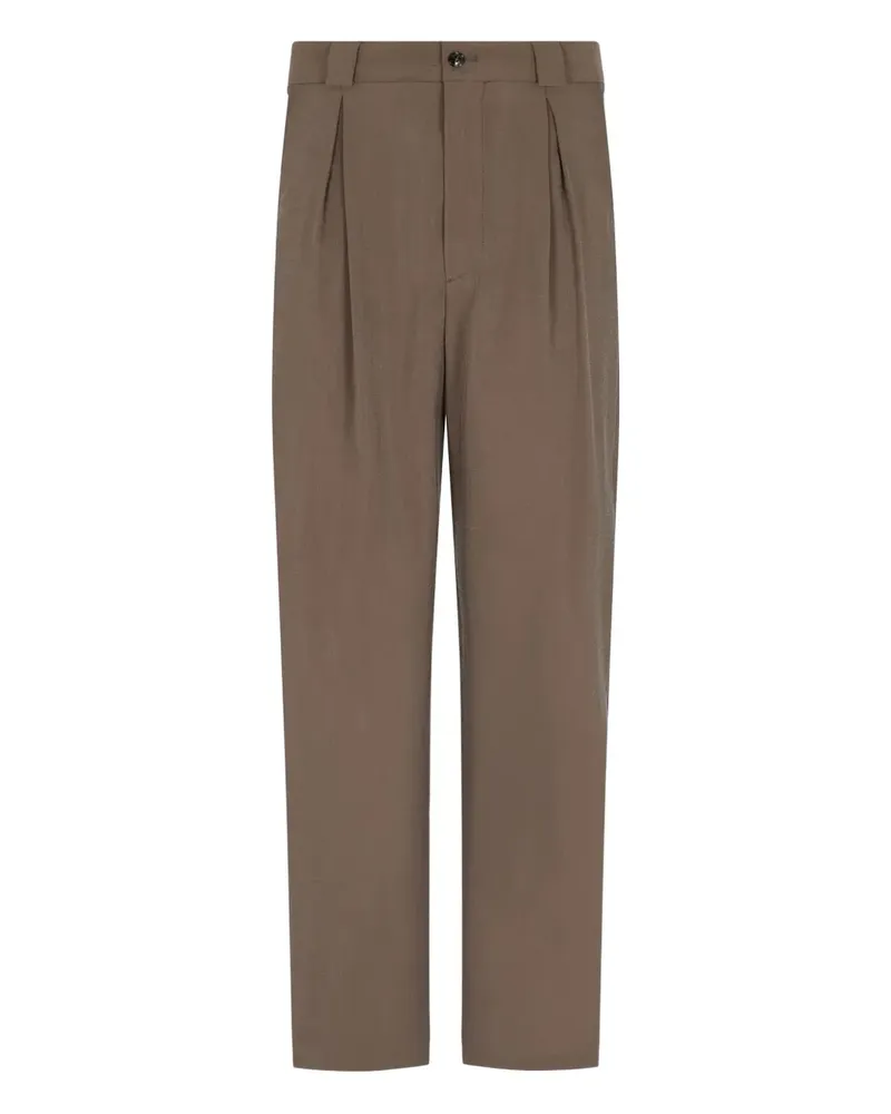 Giorgio Armani Plissierte Hose - Braun Braun