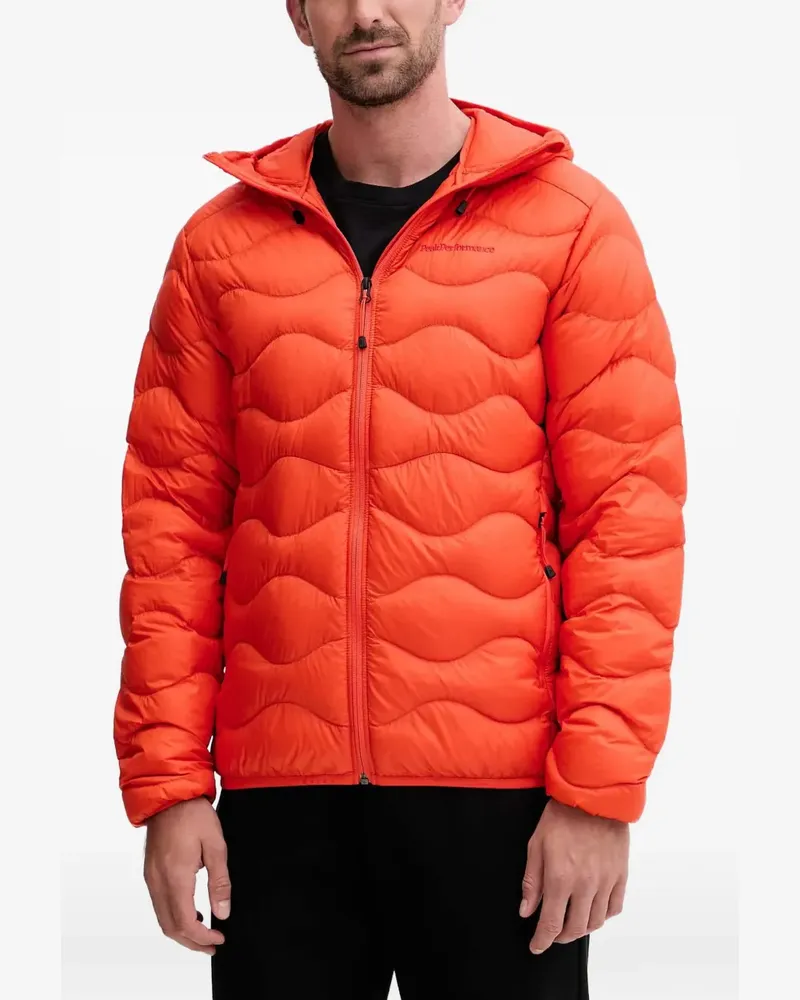 Peak Performance Helium hooded padded jacket - Orange Orange