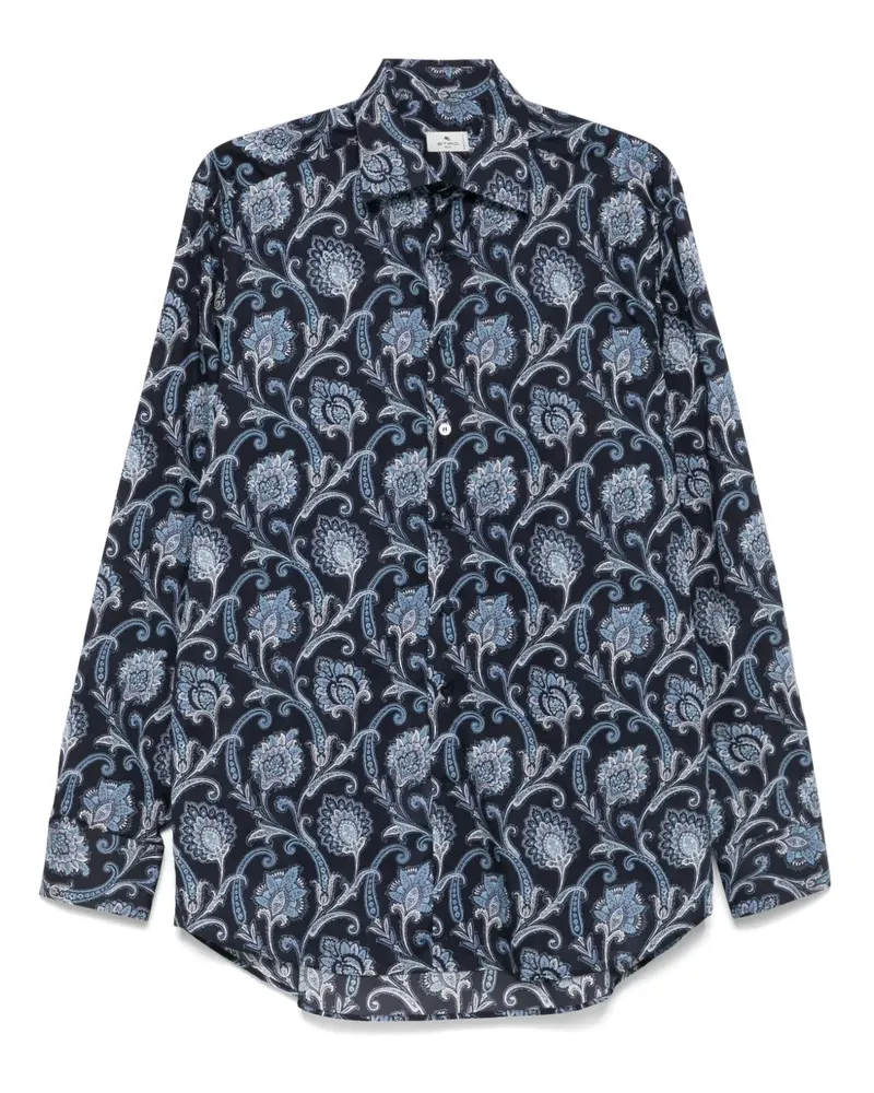 Etro Hemd mit Print - Blau Blau