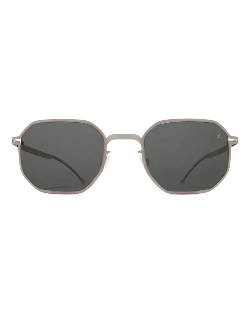 Mykita x Leica ML15 geometric-frame sunglasses - Silber Silber