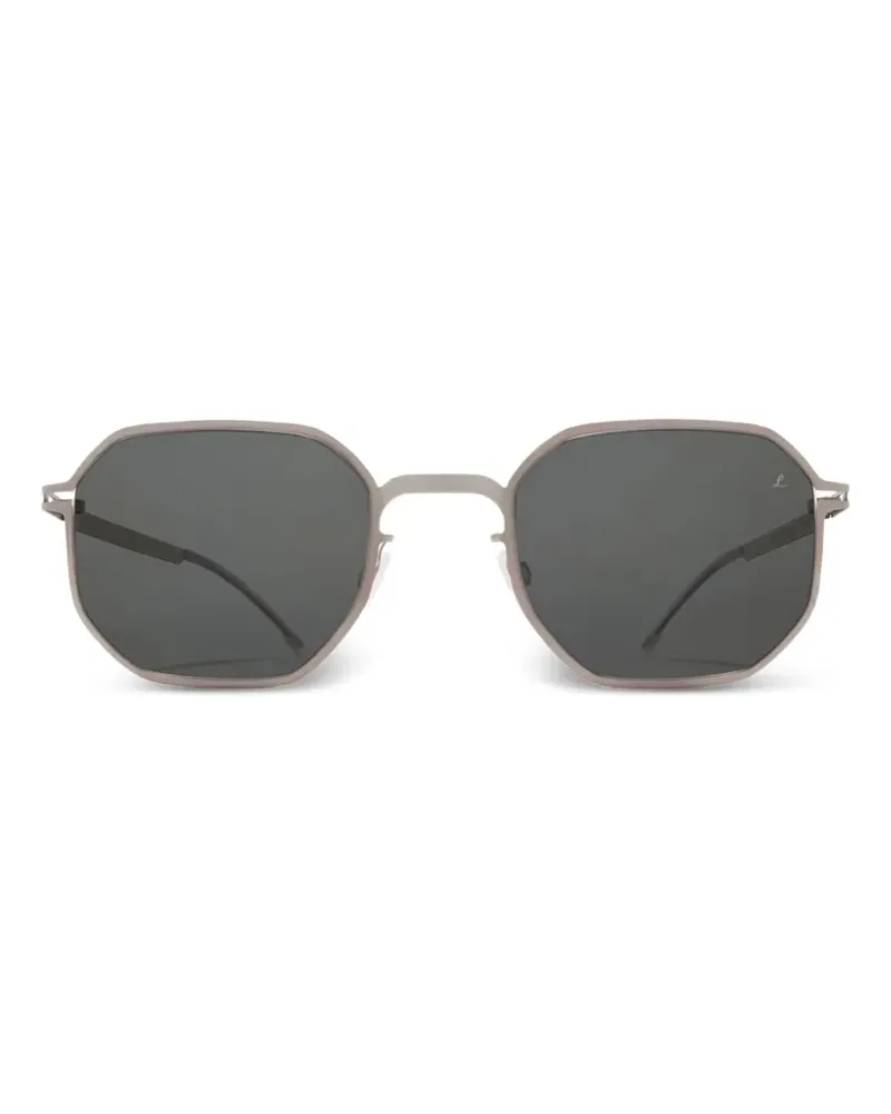 Mykita x Leica ML15 geometric-frame sunglasses - Silber Silber