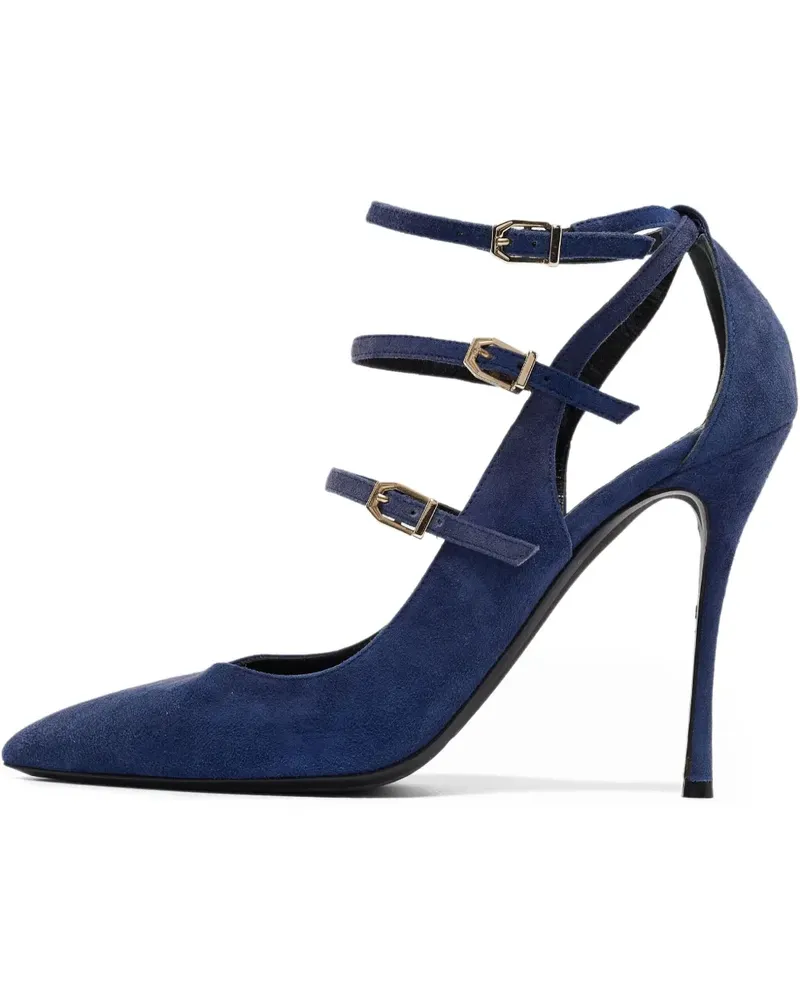 Nicholas Kirkwood Pre-owned Pumps aus Wildleder 100mm - Blau Blau