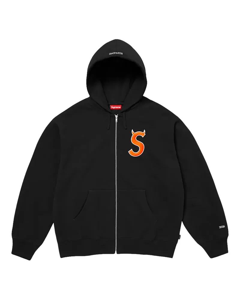 Supreme Being Devil S zip hoodie - Schwarz Schwarz
