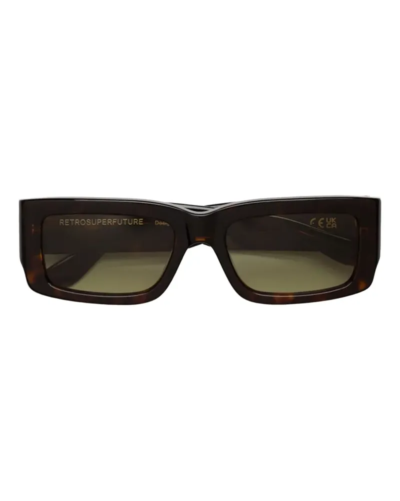 RETROSUPERFUTURE rectangle frame sunglasses - Braun Braun