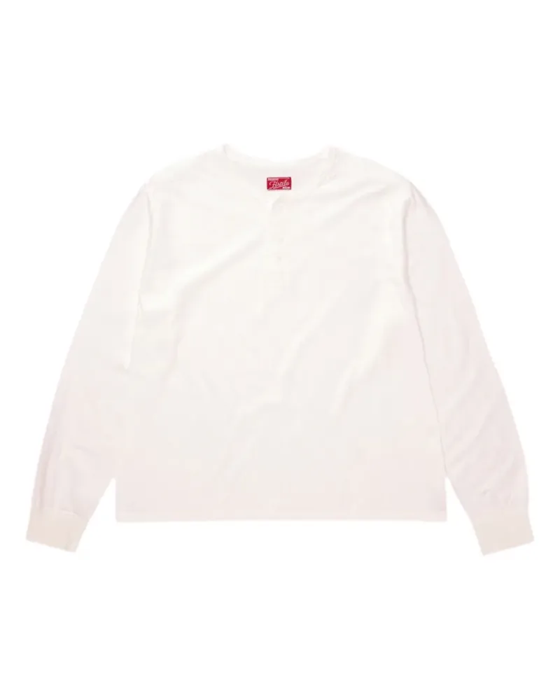 Fortela Goldrush Serafino Langarmshirt - Weiß Weiß