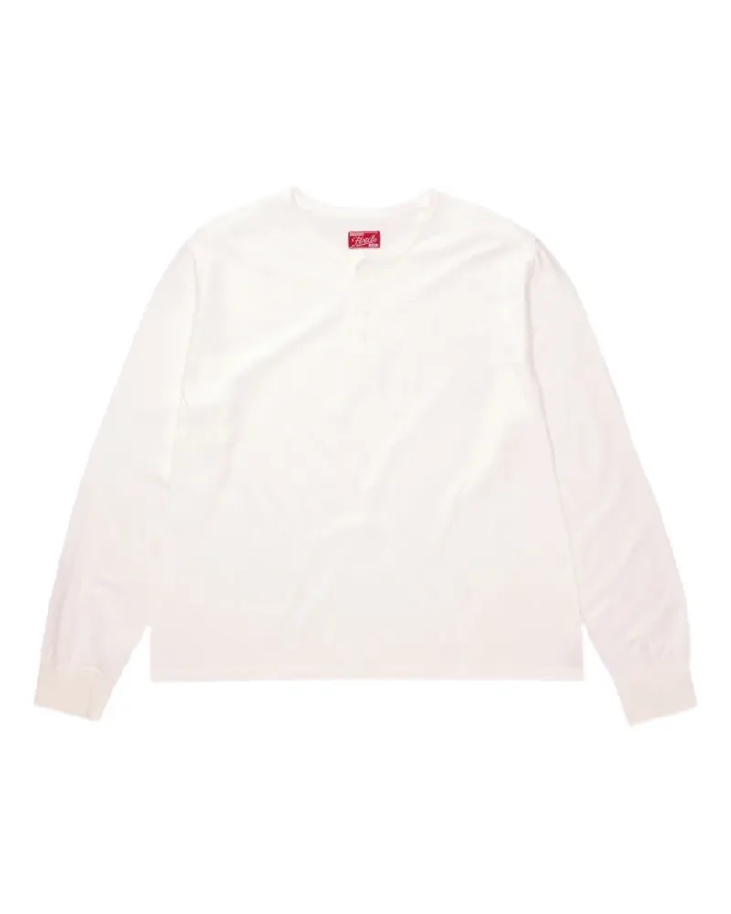 Fortela Goldrush Serafino Langarmshirt - Weiß Weiß