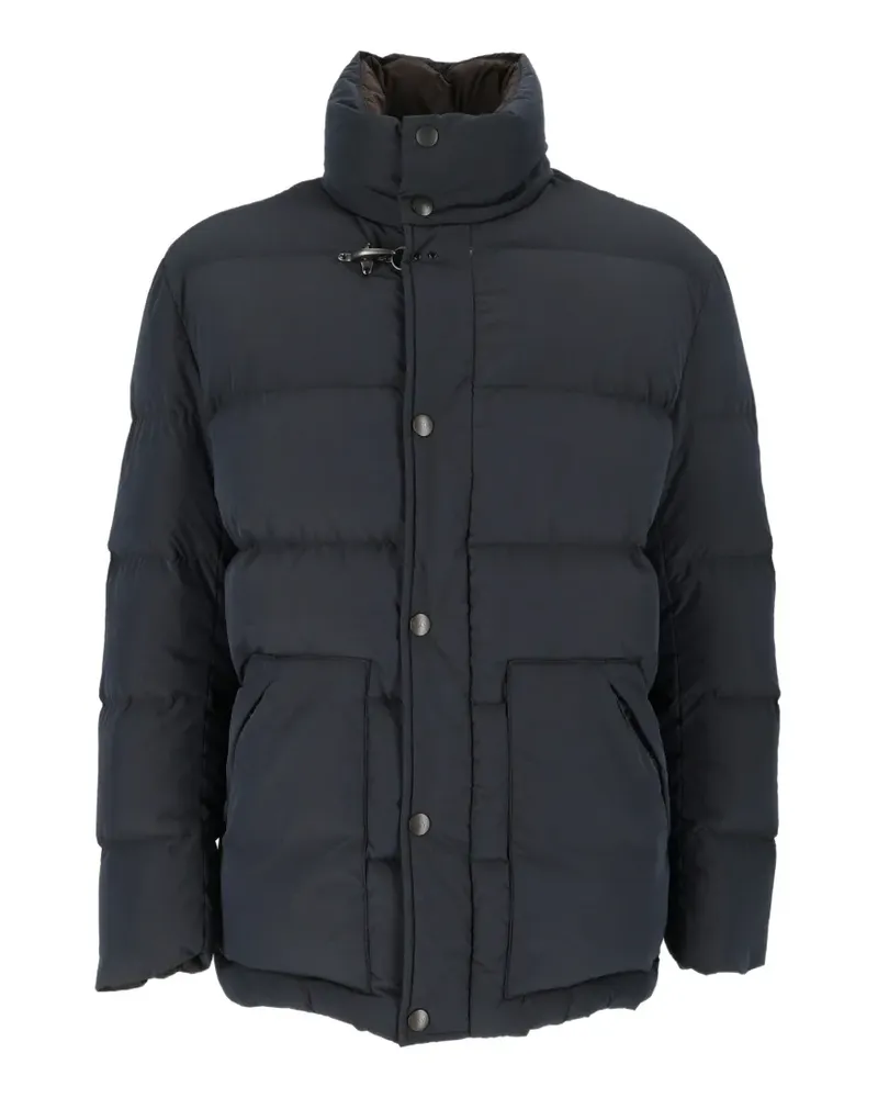Fay high-neck quilted down jacket - Blau Blau