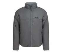 Gefütterte Jacke mit Reißverschluss - Grau