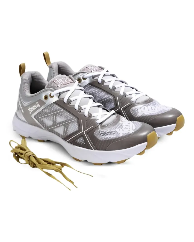 Herno Laminar Sneakers mit Kontrasteinsätzen - Grau Grau