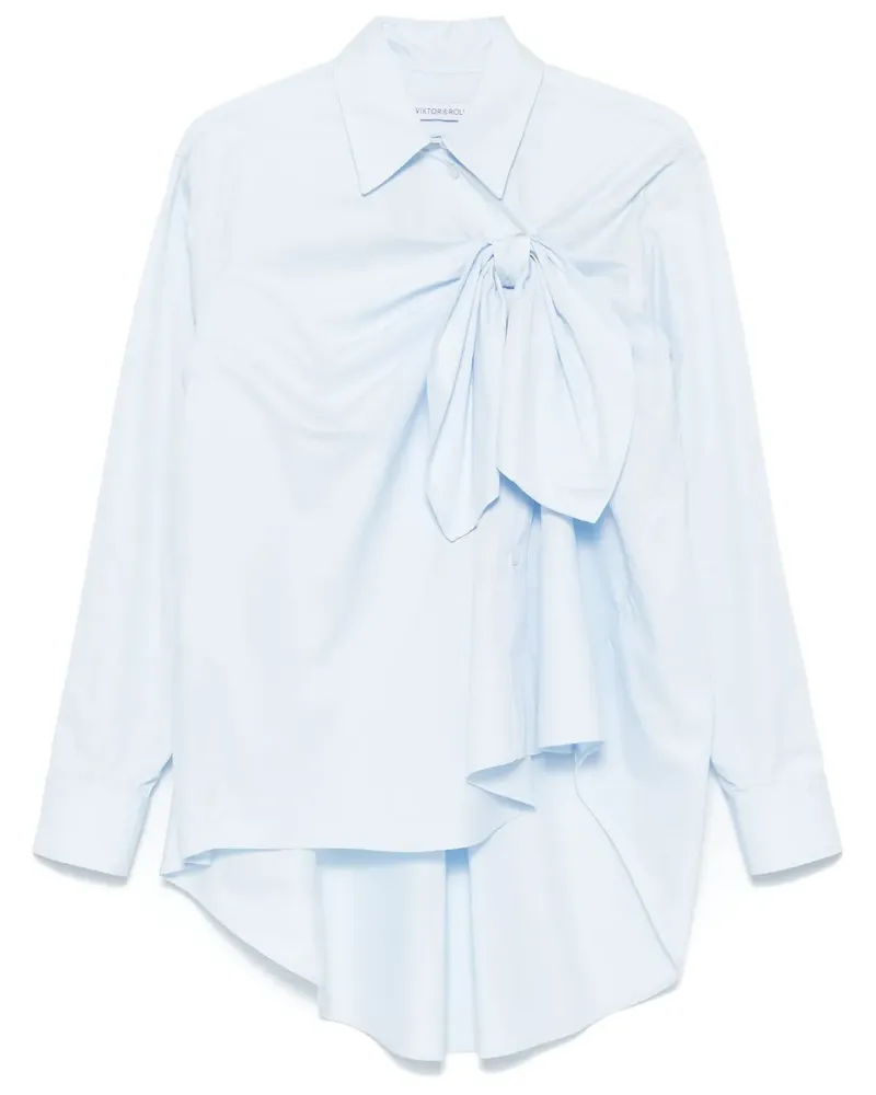 Viktor & Rolf Hemd mit Knoten - Blau Blau