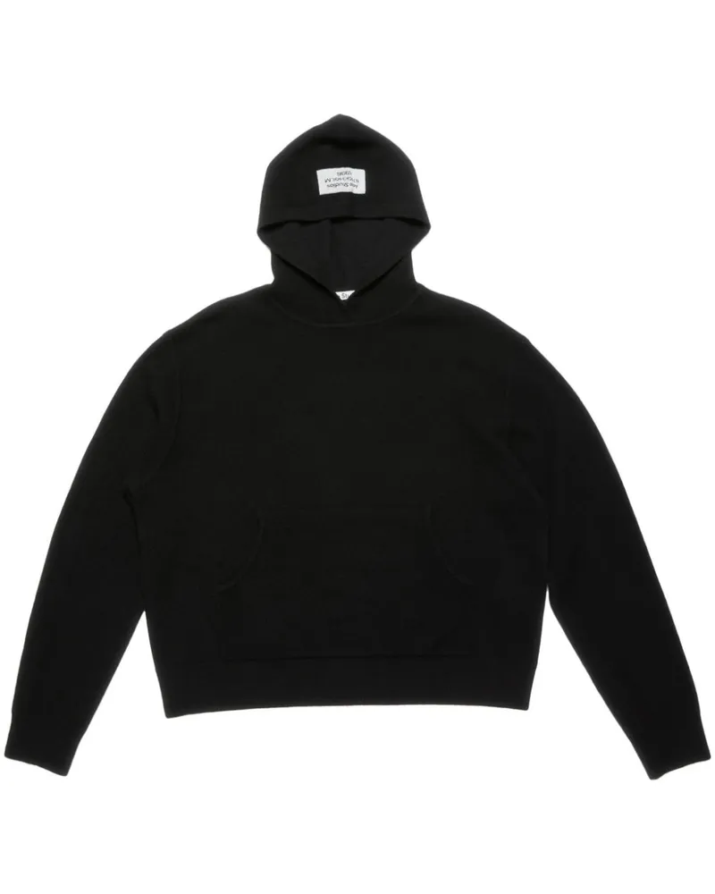 Acne Studios Hoodie mit Applikation - Schwarz Schwarz