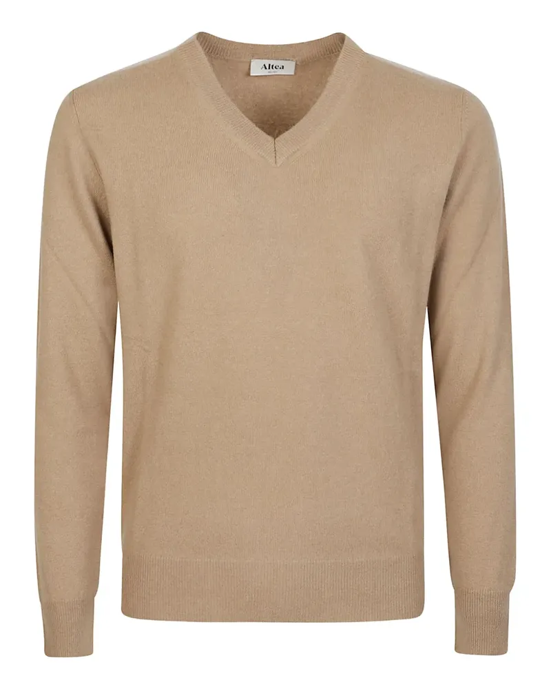 Altea V-neck cashmere sweater - Nude Nude
