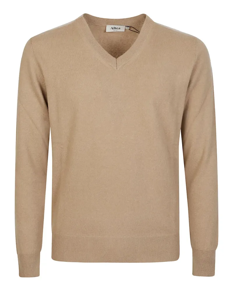 Altea V-neck cashmere sweater - Nude Nude