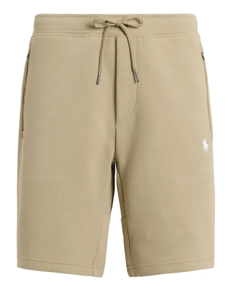 Ralph Lauren logo-embroidered drawstring shorts - Nude Nude