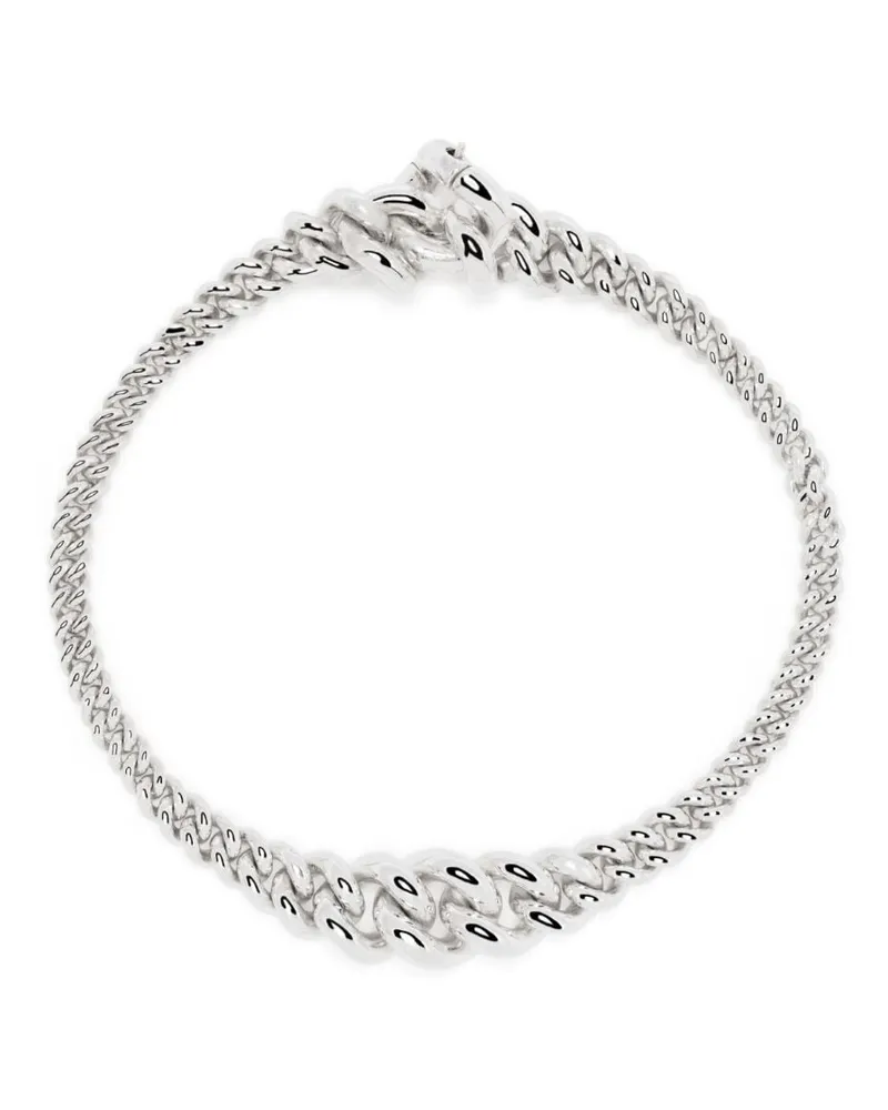 MAOR Mic Panzerkettenarmband - Silber Silber