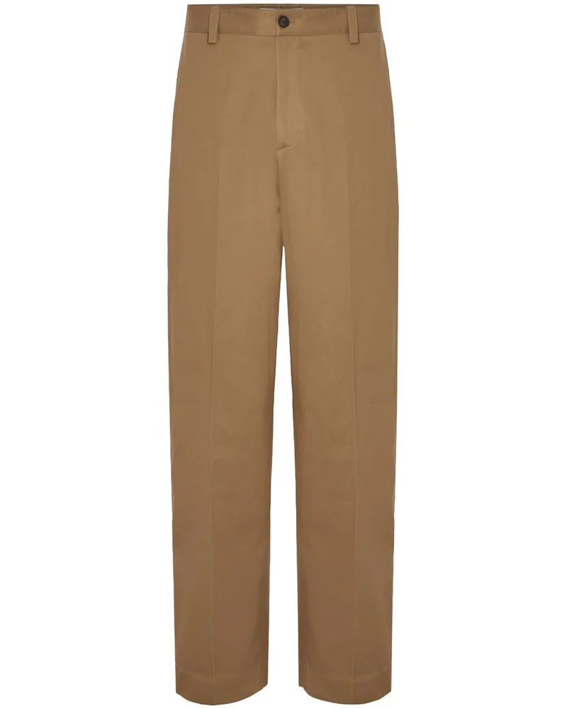 Kitsuné Hose mit geradem Bein - Braun Braun