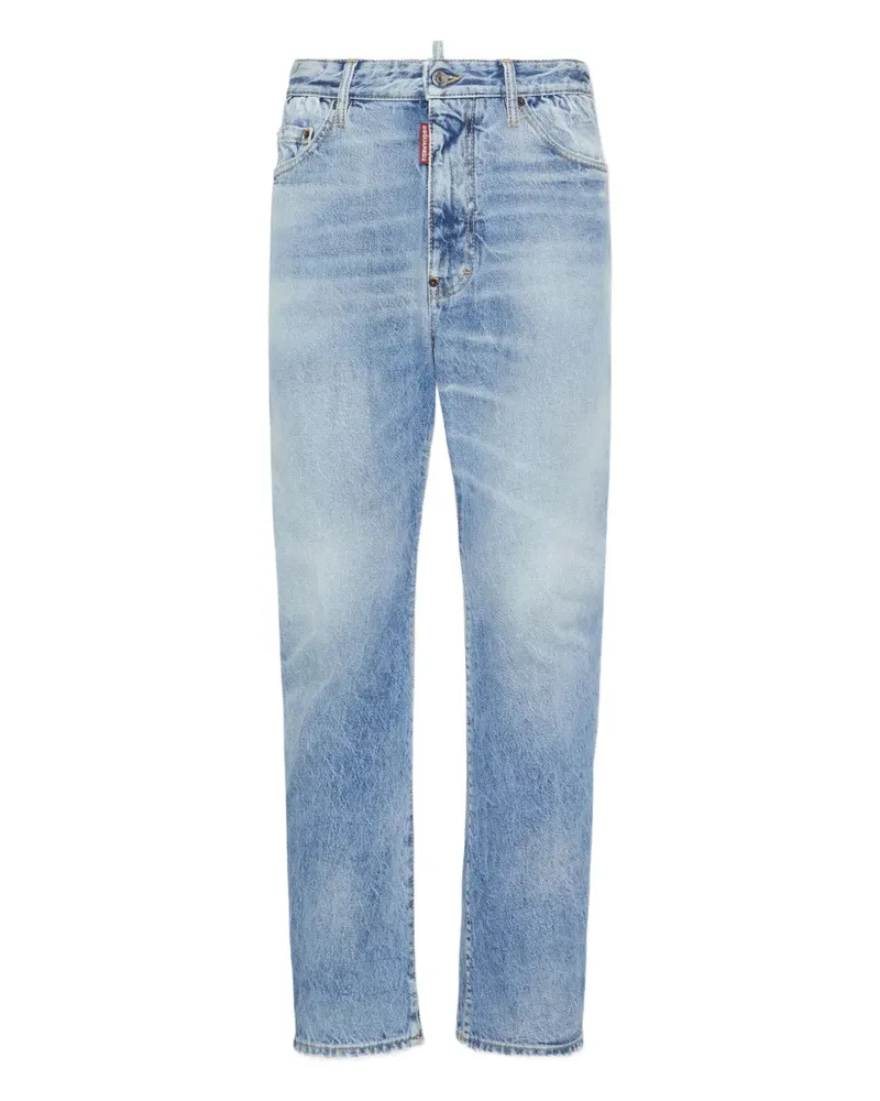 Dsquared2 Jeans mit Logo-Patch - Blau Blau