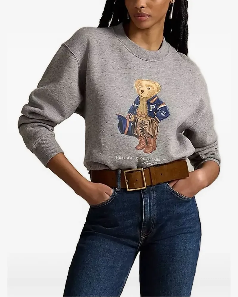 Ralph Lauren Polo Bear fleece crewneck - Grau Grau