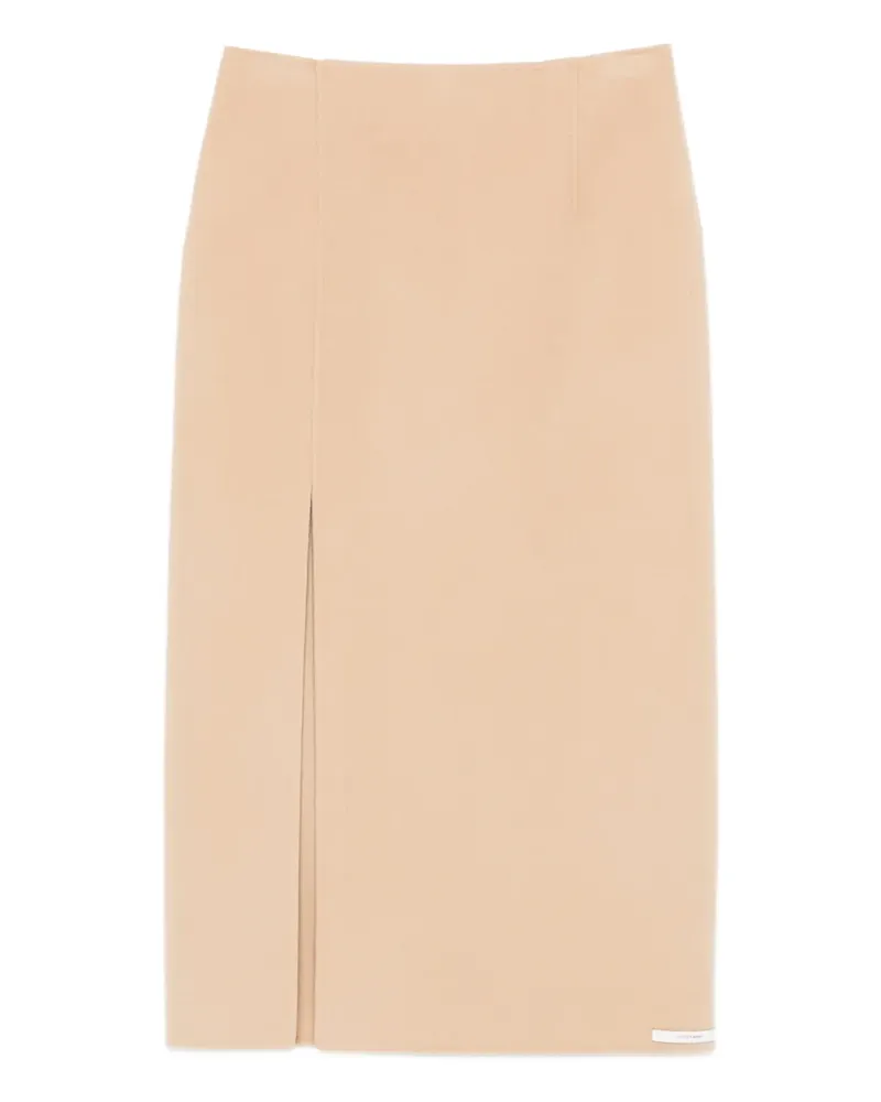 SPORTMAX Bleistiftrock mit Schlitz - Nude Nude