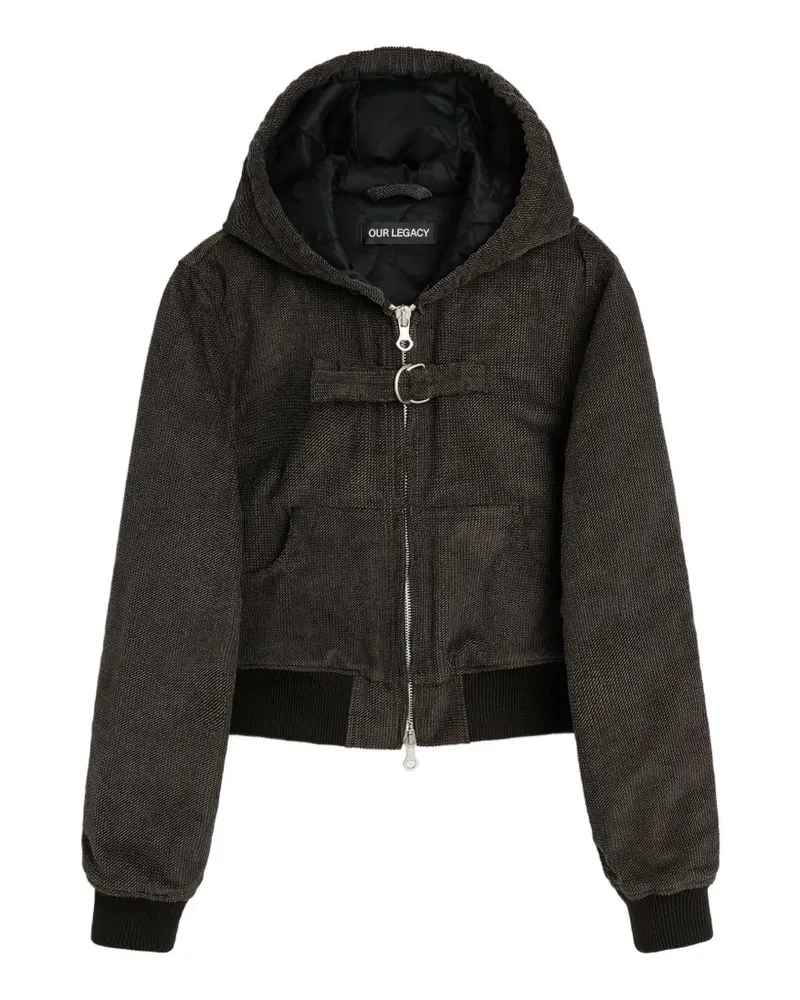Our Legacy Hoodie mit Schnallendetail - Braun Braun