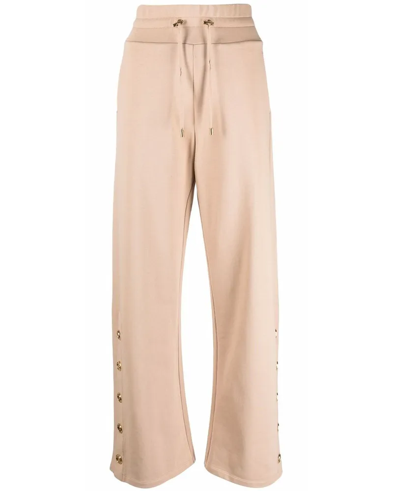 Balmain Hose mit seitlichen Knöpfen - Nude Nude