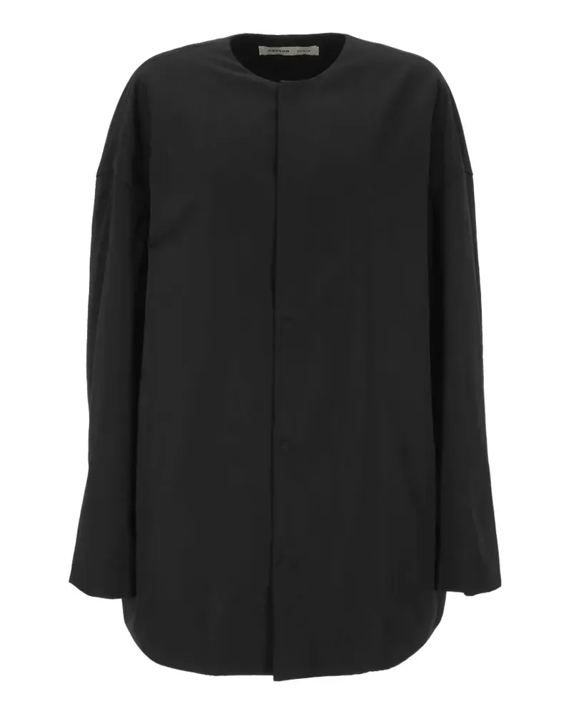 Carven buttoned coat - Schwarz Schwarz
