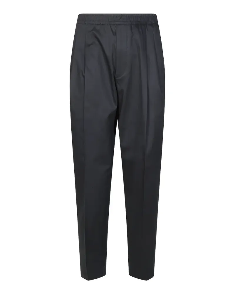 Be Able double-pleat elasticated trousers - Schwarz Schwarz