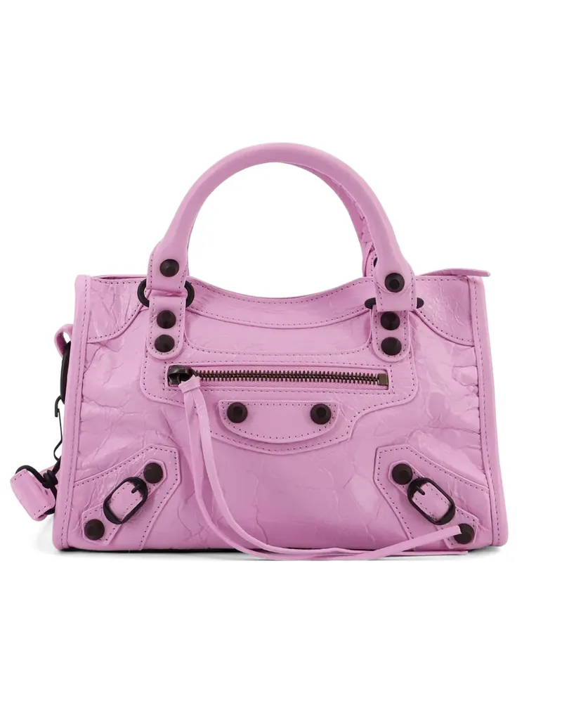 Balenciaga mini Le City top-handle cross body bag - Rosa Rosa