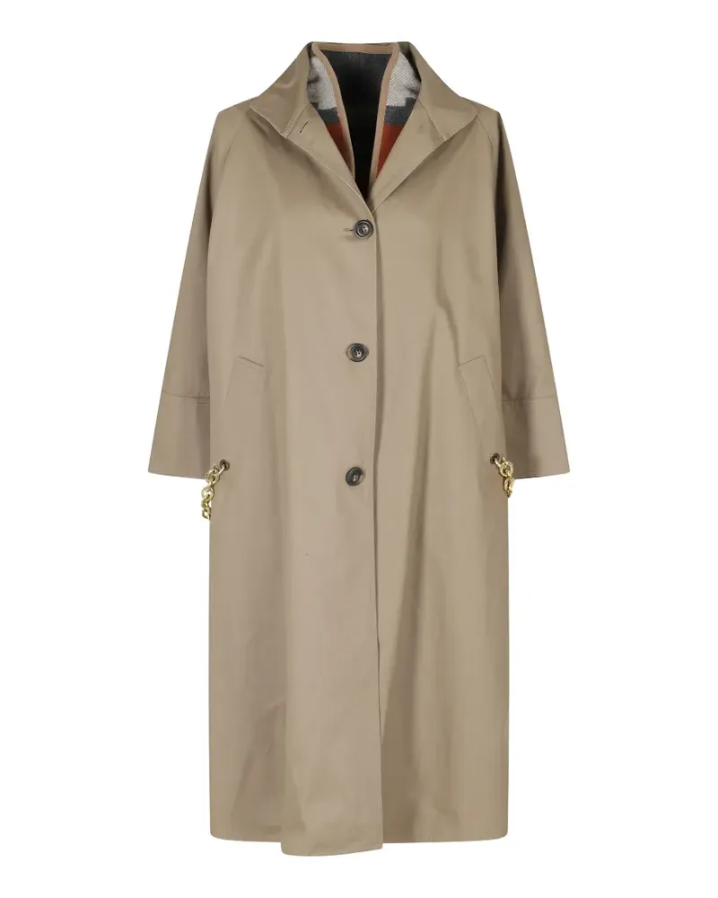 Bazar Deluxe Geknöpfter Trenchcoat - Nude Nude