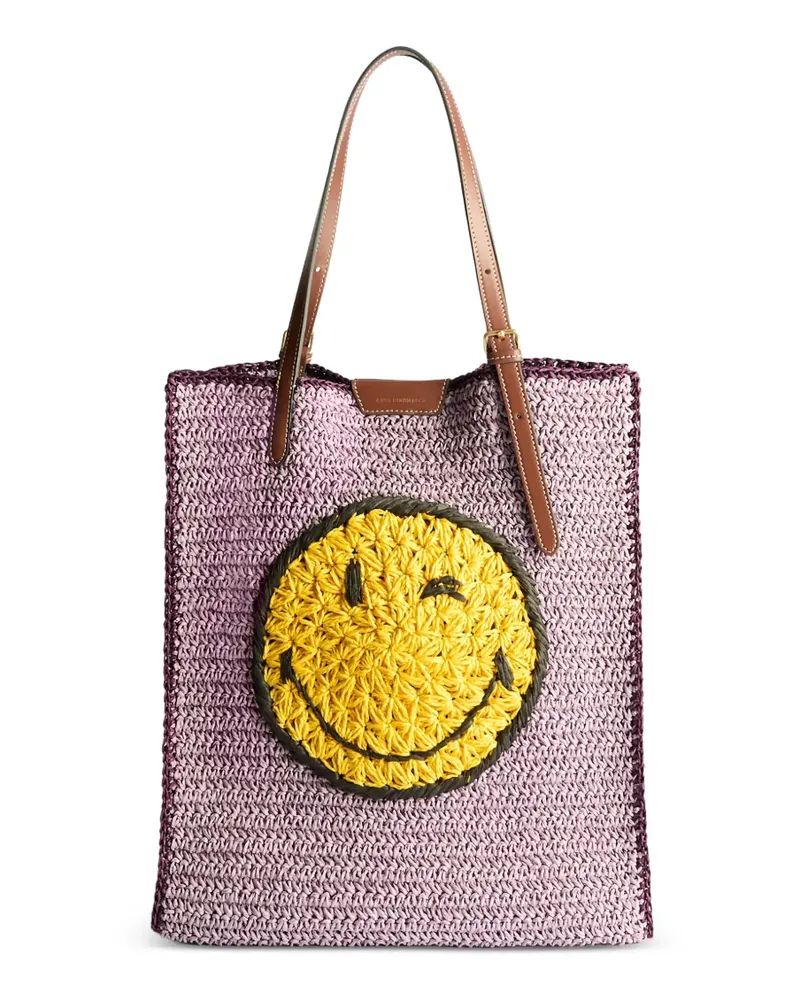 Anya Hindmarch Gewebter Wink Tote Bag - Violett Violett